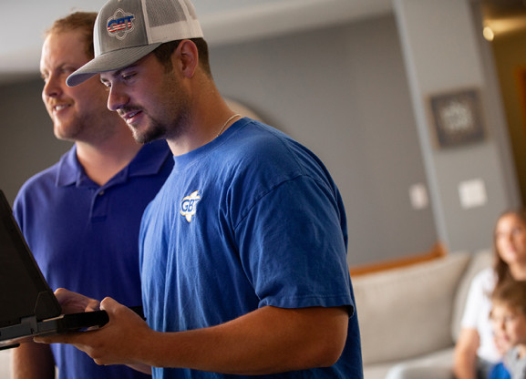 GBT Tech working with a Family