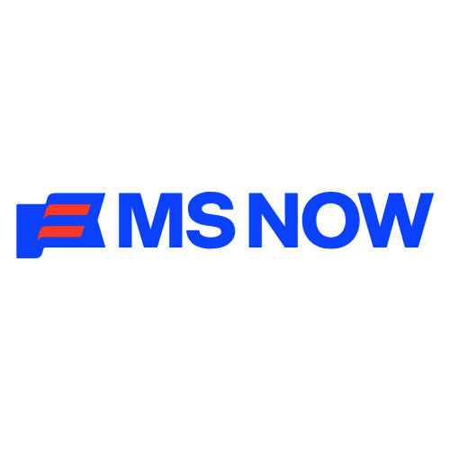 MS NOW Logo White Background